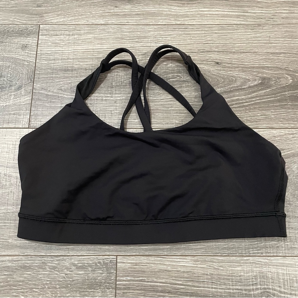 lululemon athletica Black Strappy Sports Bra